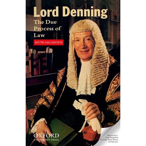 Oxford's The Due Process of Law by Lord Denning